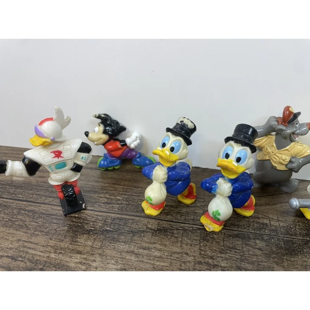 Vintage Kellogg's Disney Afternoon PVC Figures Duck Tales Rescue Rangers
